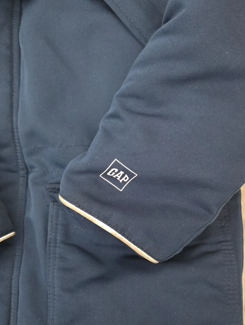 Gap Kids Navy Primaloft Cold Control Max Hooded Parka Boys Size M